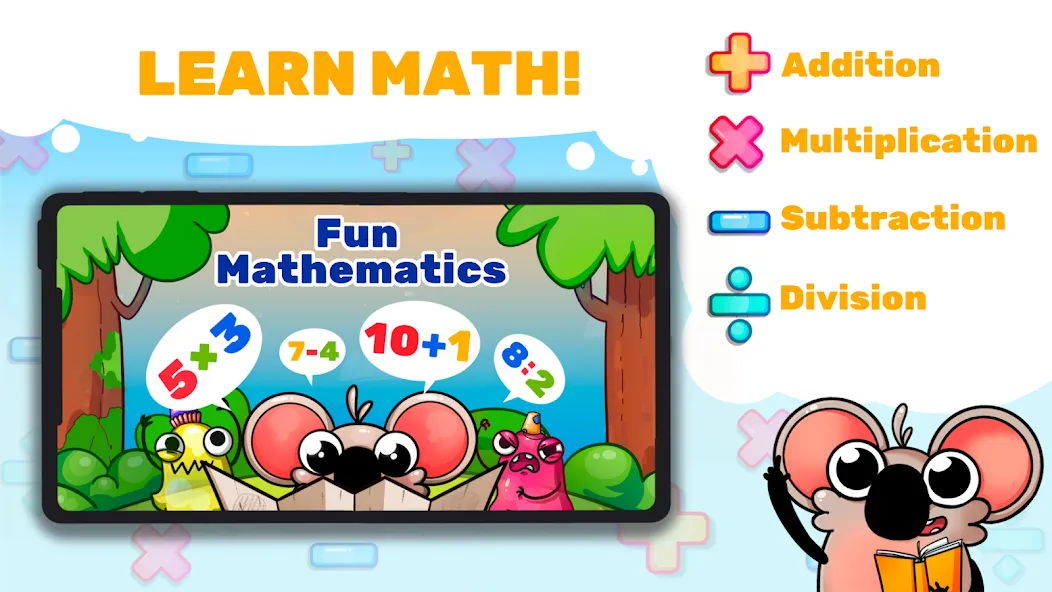 Fun Math Facts: Games for Kids MOD APK скачать на Андроид — Все задания разблокированы — скриншот 1