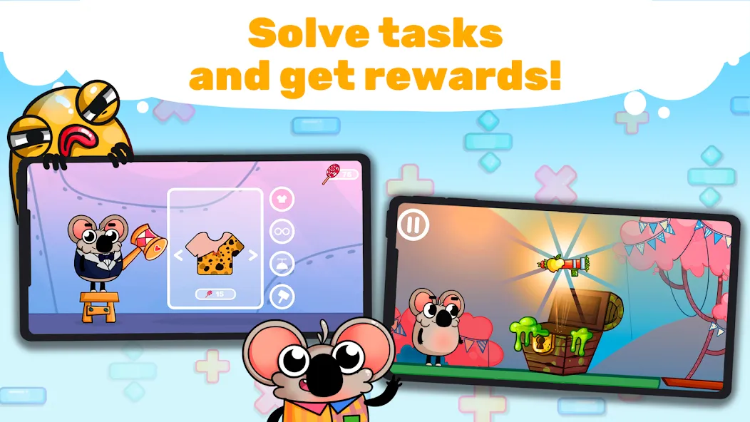 Fun Math Facts: Games for Kids MOD APK скачать на Андроид — Все задания разблокированы — скриншот 4