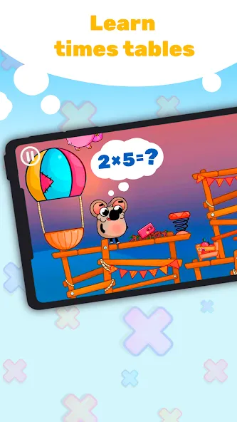 Скачать Multiplication Games For Kids. мод — Открыты все уровни и режимы — скриншот 1 Скачать Multiplication Games For Kids. мод — Открыты все уровни и режимы — скриншот 1