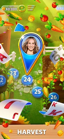 Solitaire Grand Harvest (Мод: Безлимитные монеты и бонусы) — скачать на Андроид — скриншот 3 Solitaire Grand Harvest (Мод: Безлимитные монеты и бонусы) — скачать на Андроид — скриншот 3