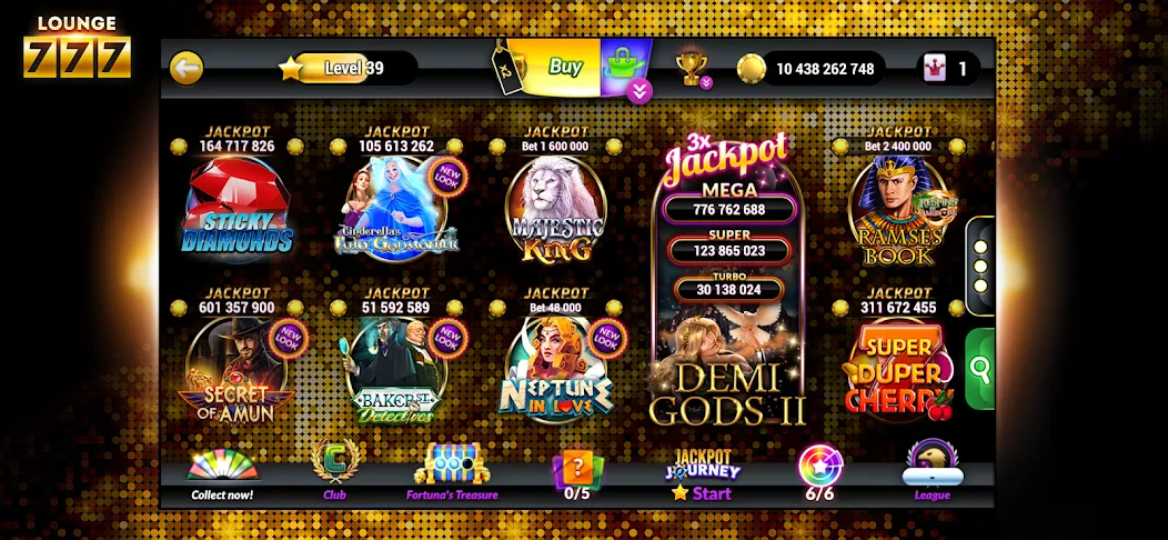 Lounge777 - Online Casino мод на Андроид: Безлимитные монеты и бонусы — скриншот 1 Lounge777 - Online Casino мод на Андроид: Безлимитные монеты и бонусы — скриншот 1