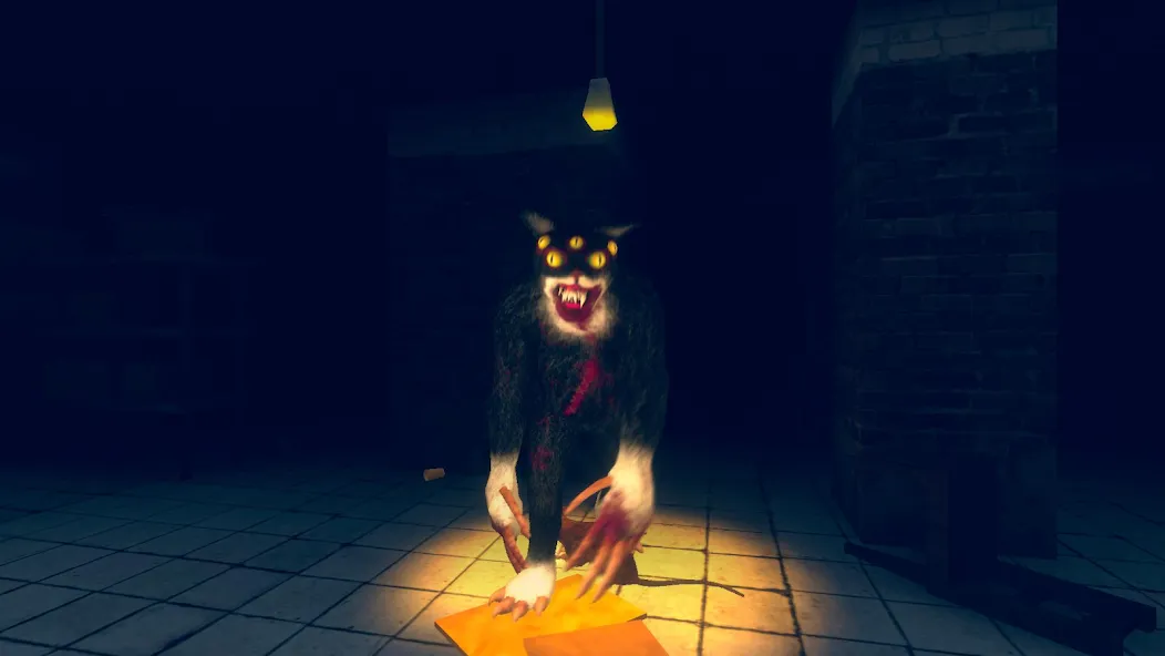 Скачать мод Cat Fred Evil Pet. Horror game — Безлимитные деньги и оружие — скриншот 2