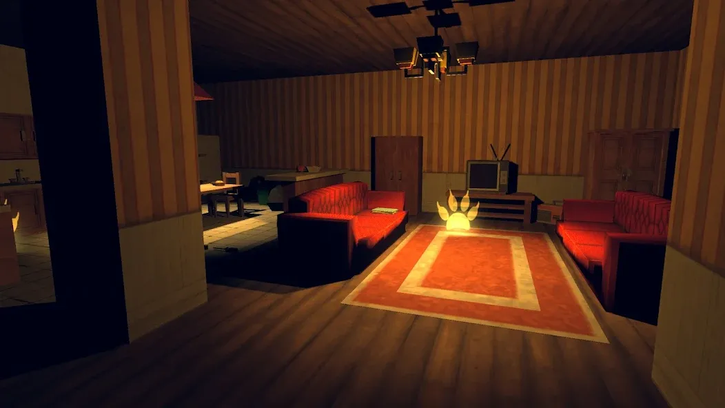 Скачать мод Cat Fred Evil Pet. Horror game — Безлимитные деньги и оружие — скриншот 3