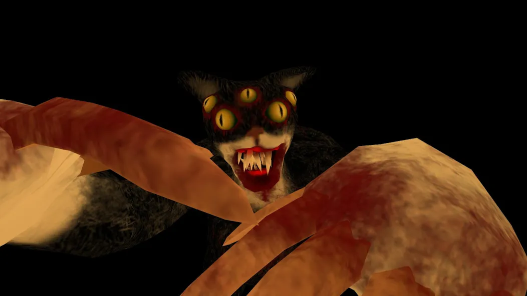 Скачать мод Cat Fred Evil Pet. Horror game — Безлимитные деньги и оружие — скриншот 5