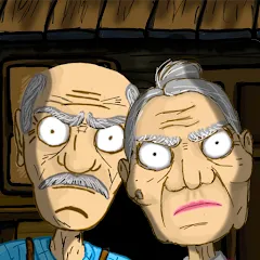 Grandpa And Granny Home Escape на телефон — скачать мод: Безлимитные монеты и открыты все уровни