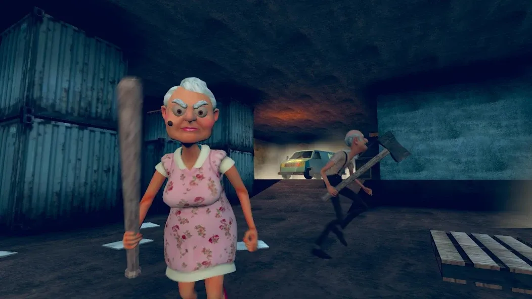 Grandpa & Granny 4 Online Game (Мод: Бесконечная выносливость и открыты все двери) — скачать на Андроид — скриншот 1 Grandpa & Granny 4 Online Game (Мод: Бесконечная выносливость и открыты все двери) — скачать на Андроид — скриншот 1