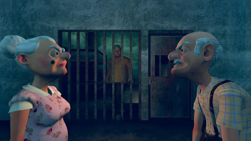 Grandpa & Granny 4 Online Game (Мод: Бесконечная выносливость и открыты все двери) — скачать на Андроид — скриншот 2 Grandpa & Granny 4 Online Game (Мод: Бесконечная выносливость и открыты все двери) — скачать на Андроид — скриншот 2