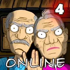 Grandpa & Granny 4 Online Game (Мод: Бесконечная выносливость и открыты все двери) — скачать на Андроид