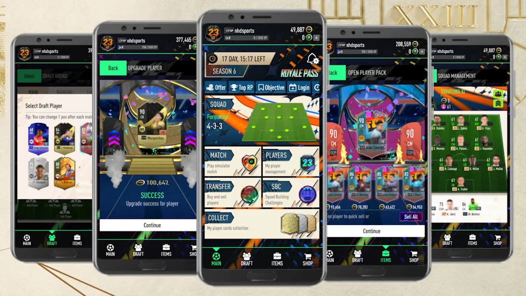 Скачать NHDFUT 23 Draft & Packs на Андроид с модом — Безлимитные монеты и паки — скриншот 1 Скачать NHDFUT 23 Draft & Packs на Андроид с модом — Безлимитные монеты и паки — скриншот 1