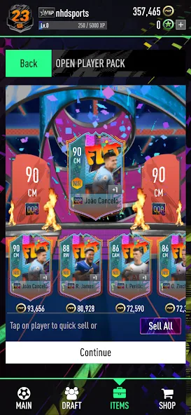 Скачать NHDFUT 23 Draft & Packs на Андроид с модом — Безлимитные монеты и паки — скриншот 2 Скачать NHDFUT 23 Draft & Packs на Андроид с модом — Безлимитные монеты и паки — скриншот 2