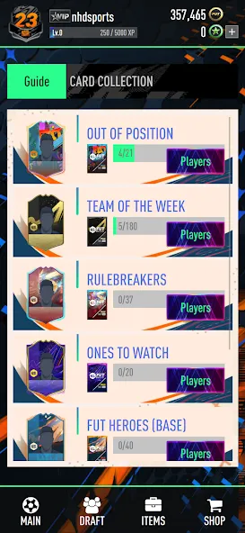 Скачать NHDFUT 23 Draft & Packs на Андроид с модом — Безлимитные монеты и паки — скриншот 4 Скачать NHDFUT 23 Draft & Packs на Андроид с модом — Безлимитные монеты и паки — скриншот 4