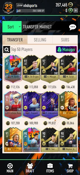 Скачать NHDFUT 23 Draft & Packs на Андроид с модом — Безлимитные монеты и паки — скриншот 5 Скачать NHDFUT 23 Draft & Packs на Андроид с модом — Безлимитные монеты и паки — скриншот 5