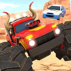 Crash Drive 3: Car Stunting MOD APK скачать на Андроид — Безлимитные деньги и все автомобили