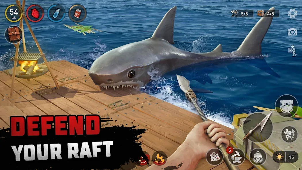 Скачать мод Raft® Survival - Ocean Nomad — Безлимитные ресурсы и улучшенный крафт — скриншот 2 Скачать мод Raft® Survival - Ocean Nomad — Безлимитные ресурсы и улучшенный крафт — скриншот 2