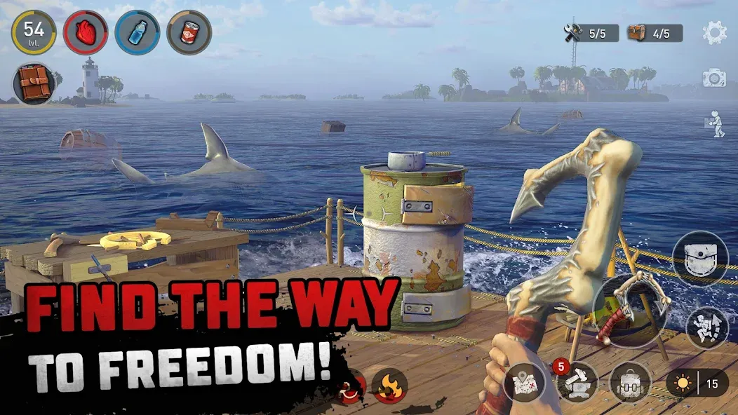 Скачать мод Raft® Survival - Ocean Nomad — Безлимитные ресурсы и улучшенный крафт — скриншот 4 Скачать мод Raft® Survival - Ocean Nomad — Безлимитные ресурсы и улучшенный крафт — скриншот 4