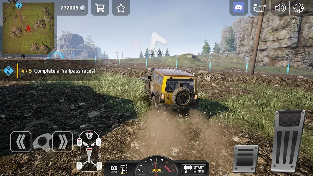 Скачать мод Off Road 4x4 Driving Simulator — Безлимитные деньги и топливо — скриншот 2