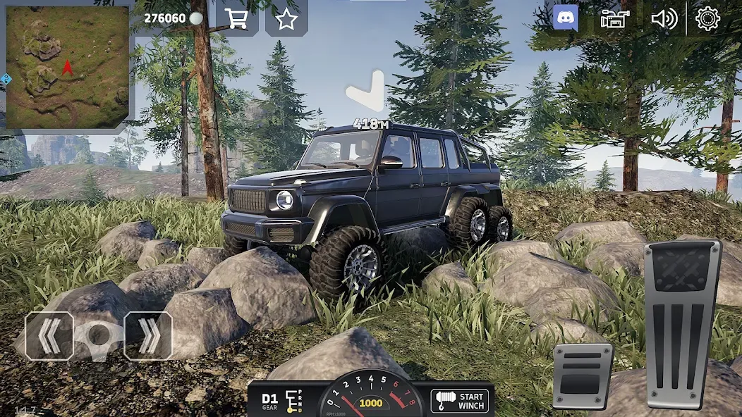 Скачать мод Off Road 4x4 Driving Simulator — Безлимитные деньги и топливо — скриншот 3