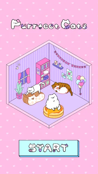 Скачать Purrfect Cats Mod APK — Много монет и редкие коты — скриншот 1 Скачать Purrfect Cats Mod APK — Много монет и редкие коты — скриншот 1
