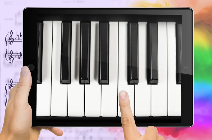 Piano на телефон — скачать мод: Все песни разблокированы — скриншот 1