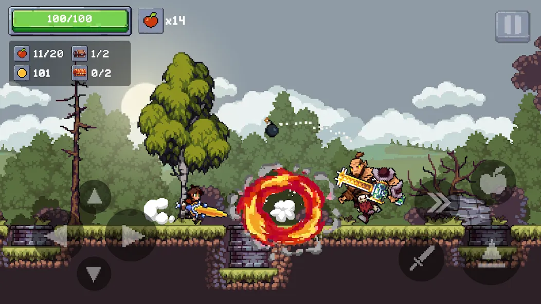 Скачать Apple Knight 2: Action Game — Безлимитные монеты и открыты все уровни — скриншот 5 Скачать Apple Knight 2: Action Game — Безлимитные монеты и открыты все уровни — скриншот 5