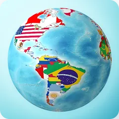 Скачать Flags On the Globe Mod APK — Открыты все флаги и страны