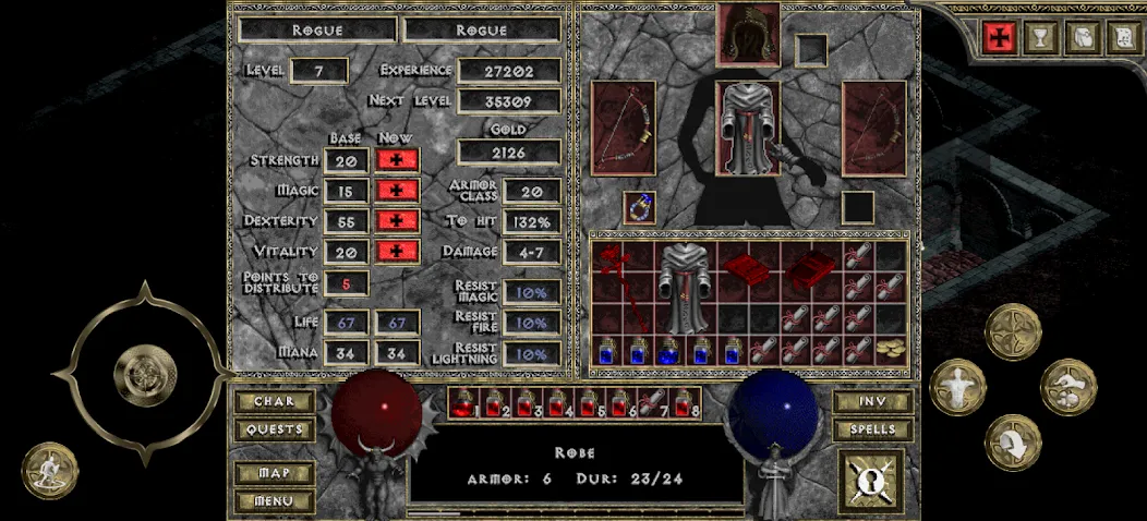 DevilutionX - Diablo 1 port на телефон — скачать мод: Улучшенная версия diablo 1 — скриншот 3