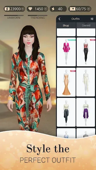 Fashion Nation: Style & Fame на телефон — скачать мод: Безлимитные деньги и все наряды — скриншот 4