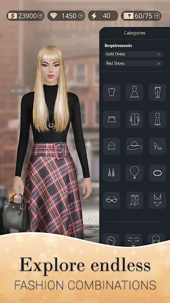 Fashion Nation: Style & Fame на телефон — скачать мод: Безлимитные деньги и все наряды — скриншот 5