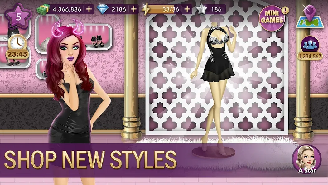 Hollywood Story®: Fashion Star — взломанная версия, Безлимитные деньги и энергия — скриншот 5