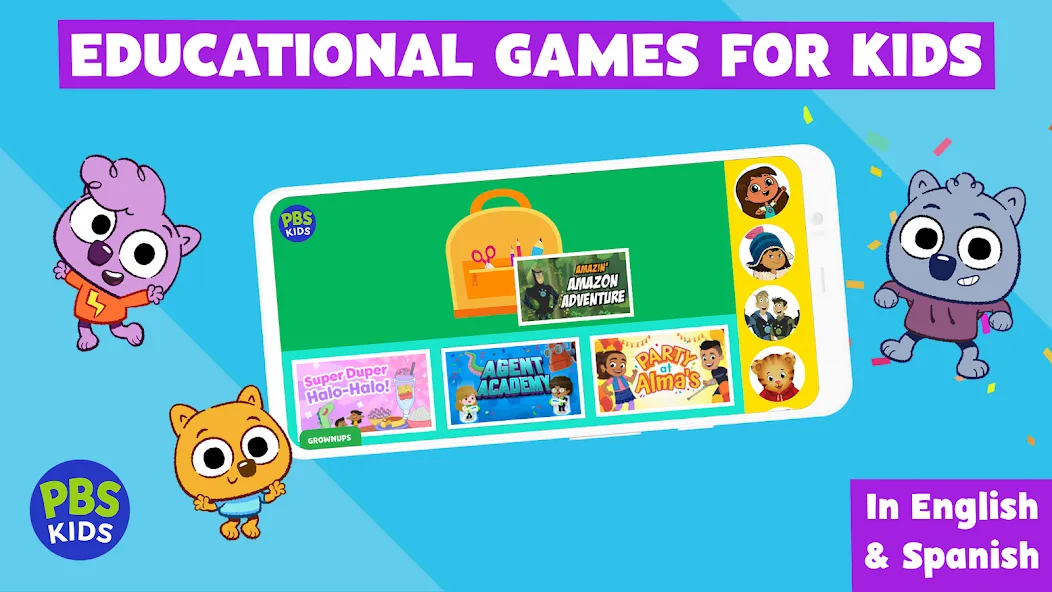 PBS KIDS Games взлом APK — Открыты все игры и уровни — скриншот 1