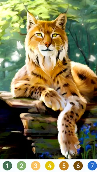 Animal Paint by Number Game на телефон — скачать мод: Все животные и раскраски открыты — скриншот 2 Animal Paint by Number Game на телефон — скачать мод: Все животные и раскраски открыты — скриншот 2