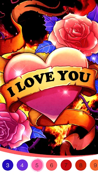 Coloring Book -Paint by Number взломанный APK — Без рекламы и все раскраски открыты — скриншот 2