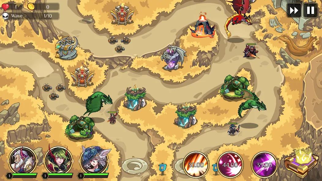 Kingdom War: Tower Defense TD MOD APK скачать на Андроид — Безлимитные ресурсы и все уровни — скриншот 4 Kingdom War: Tower Defense TD MOD APK скачать на Андроид — Безлимитные ресурсы и все уровни — скриншот 4