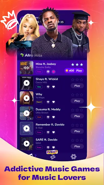 Скачать Boomstar - Piano Music Master мод — Новые песни и безлимитные ноты — скриншот 1