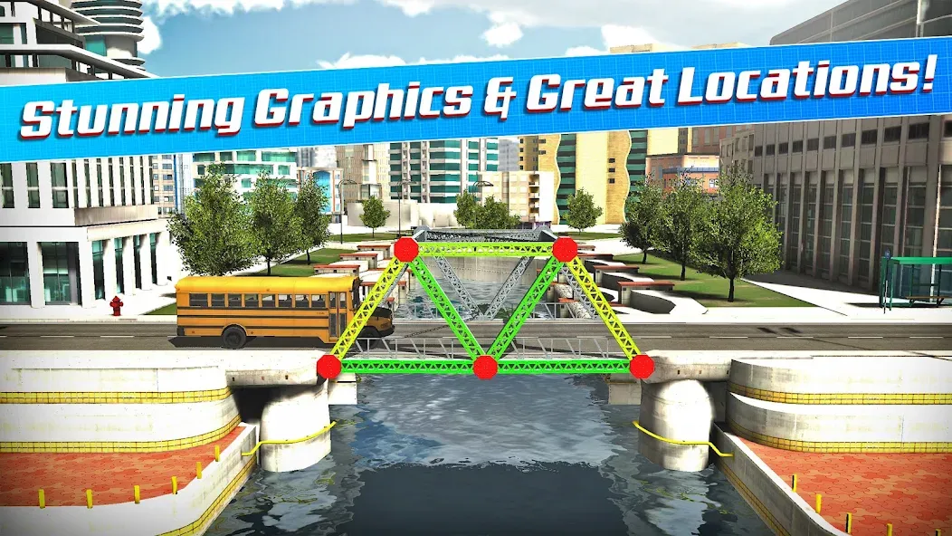Bridge Construction Simulator бесплатно на Андроид — мод: Безлимитные деньги и все уровни открыты — скриншот 2 Bridge Construction Simulator бесплатно на Андроид — мод: Безлимитные деньги и все уровни открыты — скриншот 2