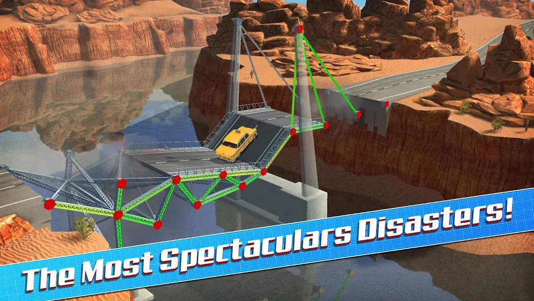 Bridge Construction Simulator бесплатно на Андроид — мод: Безлимитные деньги и все уровни открыты — скриншот 3 Bridge Construction Simulator бесплатно на Андроид — мод: Безлимитные деньги и все уровни открыты — скриншот 3