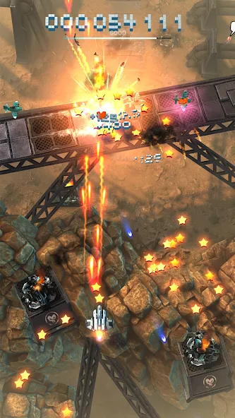 Sky Force Reloaded на телефон — скачать мод: Безлимитные деньги и патроны — скриншот 3