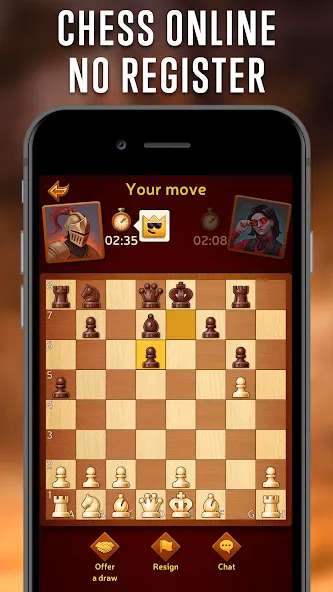 Скачать Chess Online - Clash of Kings последней версии — Безлимитные деньги и открытые фигуры — скриншот 2 Скачать Chess Online - Clash of Kings последней версии — Безлимитные деньги и открытые фигуры — скриншот 2