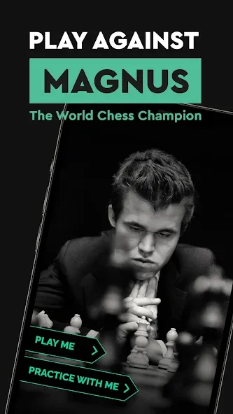 Мод Play Magnus - Play Chess — Безлимитные подсказки и премиум открыт, скачать APK — скриншот 1 Мод Play Magnus - Play Chess — Безлимитные подсказки и премиум открыт, скачать APK — скриншот 1