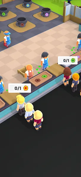 Flower factory tycoon мод на Андроид: Безлимитные деньги и цветы — скриншот 4
