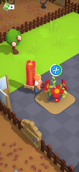 Flower factory tycoon мод на Андроид: Безлимитные деньги и цветы — скриншот 5