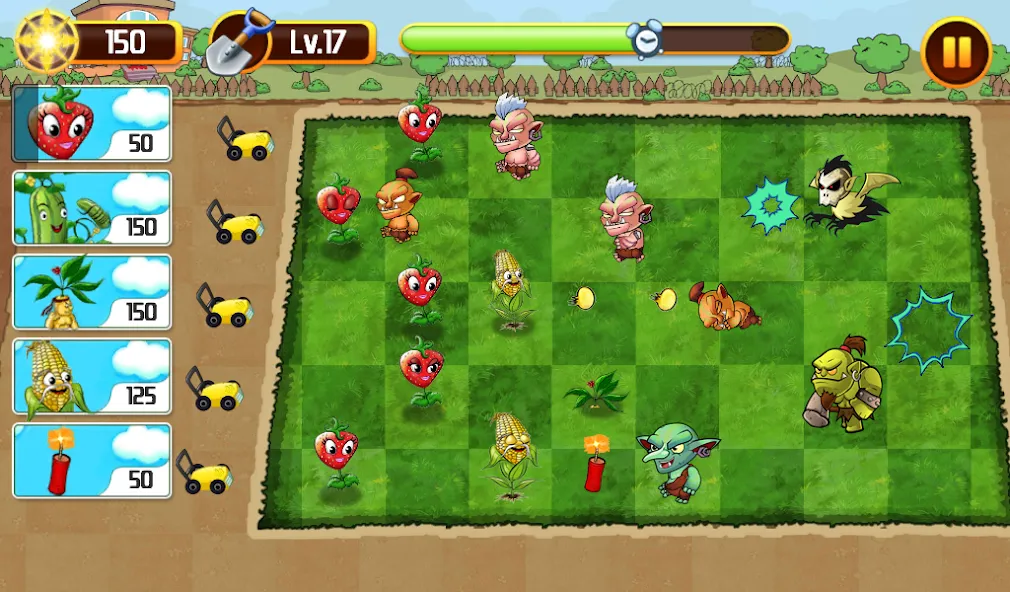 Скачать Plants vs Goblins 4 на Андроид с модом — Безлимитные монеты и открыты все уровни — скриншот 3