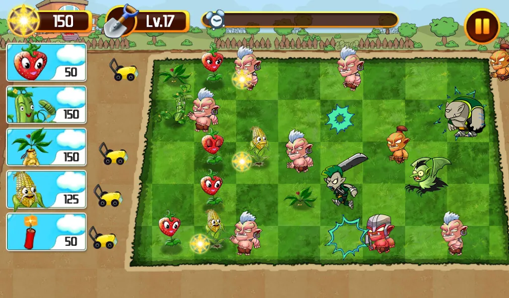 Скачать Plants vs Goblins 4 на Андроид с модом — Безлимитные монеты и открыты все уровни — скриншот 5