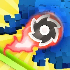 Скачать Saw Brick Crusher – Pong 3D на Андроид с модом — Разблокированы все уровни и скины