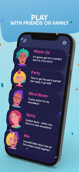 Dare or Penalty : Party game MOD APK скачать на Андроид — Все задания разблокированы — скриншот 2
