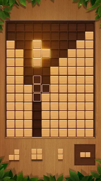 QBlock: Wood Block Puzzle Game — взломанная версия, Без рекламы и безлимитные подсказки — скриншот 3