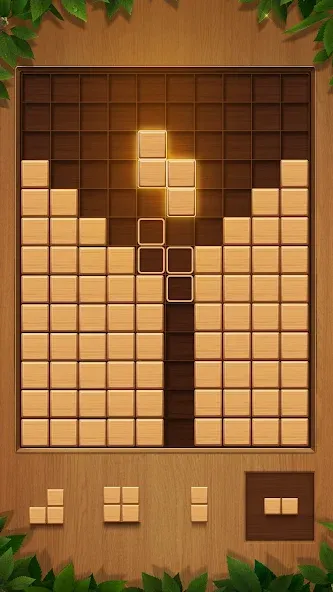 QBlock: Wood Block Puzzle Game — взломанная версия, Без рекламы и безлимитные подсказки — скриншот 4