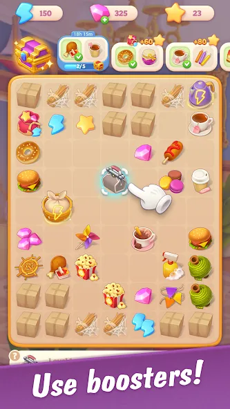 Merge Hotel Empire: Design MOD APK: Много денег и алмазов — скриншот 4