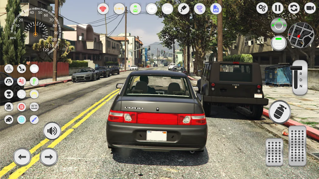 Lada 2110: Urban Simulator — Безлимитные деньги и топливо, скачать мод APK — скриншот 2 Lada 2110: Urban Simulator — Безлимитные деньги и топливо, скачать мод APK — скриншот 2