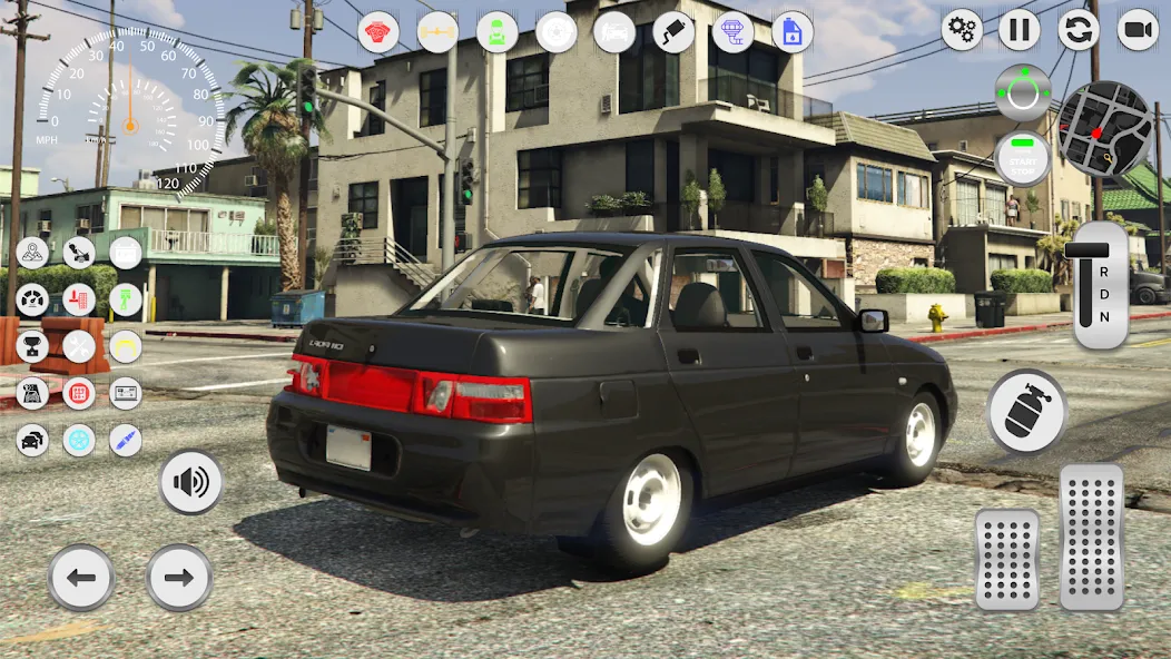 Lada 2110: Urban Simulator — Безлимитные деньги и топливо, скачать мод APK — скриншот 3 Lada 2110: Urban Simulator — Безлимитные деньги и топливо, скачать мод APK — скриншот 3